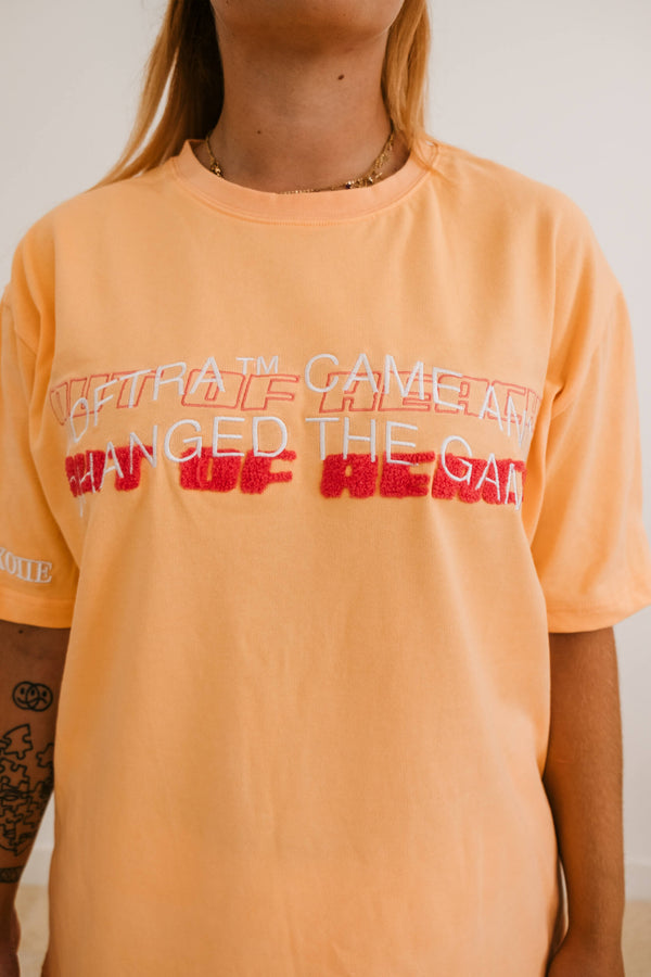 CHANGED THE GAME T-SHIRT ORANGE