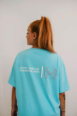 CHANGED THE GAME T-SHIRT BABY BLUE - OUT OF REACH CLO