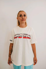 CHANGED THE GAME T-SHIRT CREAM WHITE - OUT OF REACH CLO