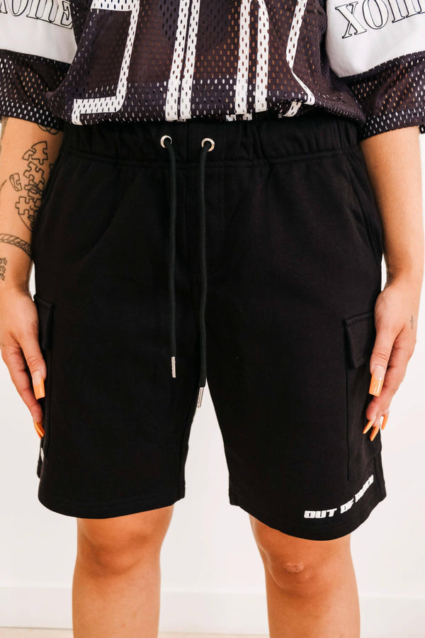 CHANGED THE GAME SHORTS BLACK - OUT OF REACH CLO