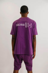 CHANGED THE GAME T-SHIRT PURPLE - OUT OF REACH CLO