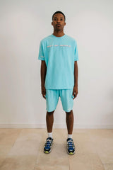 CHANGED THE GAME SHORTS BABY BLUE - OUT OF REACH CLO