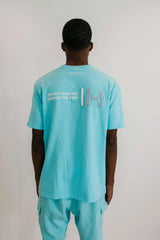 CHANGED THE GAME T-SHIRT BABY BLUE - OUT OF REACH CLO