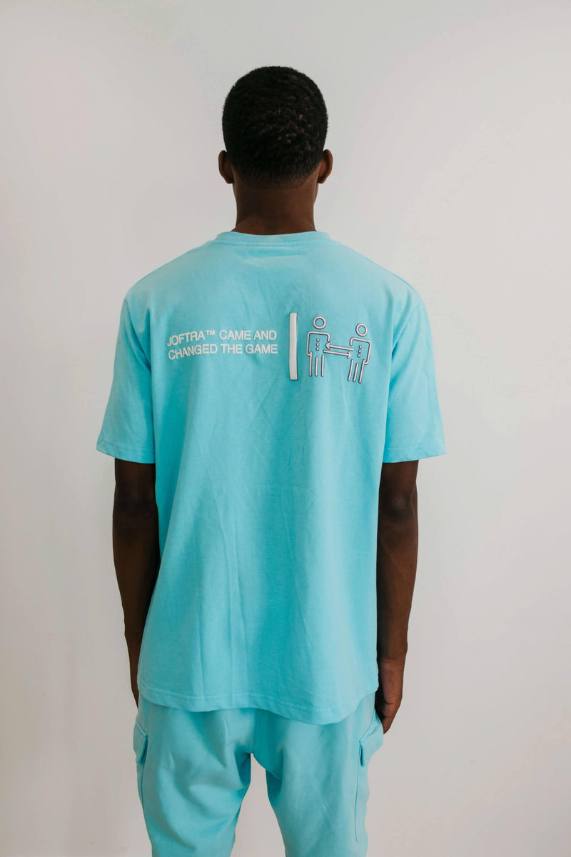 CHANGED THE GAME T-SHIRT BABY BLUE - OUT OF REACH CLO